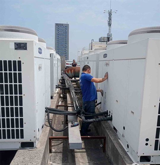 二道江中央空调制热和不制冷系统维修方法